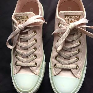 Pink Converse All Star shoes